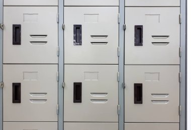 Lockers for keeping things clipart