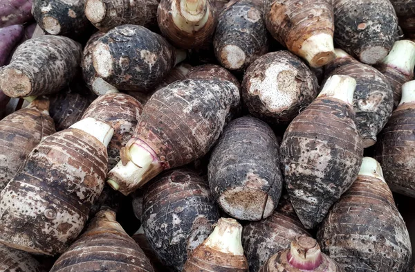 Ένα Σωρό Taro — Φωτογραφία Αρχείου