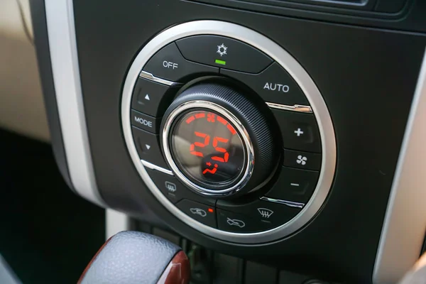 Car air conditioner control panel