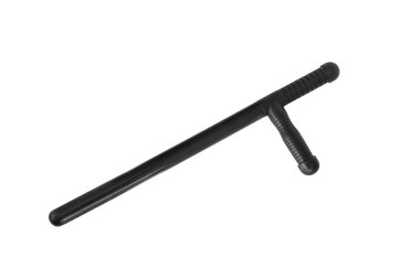 Tonfa Baton dövüş sanatları üzerine beyaz izole silah                                