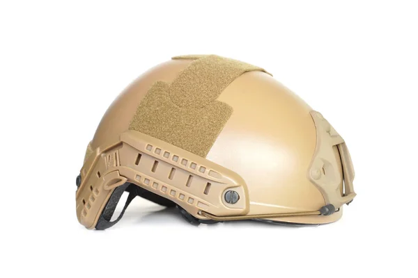 Soldaat Helm Voor Woestijn Gebied Werking — Stockfoto