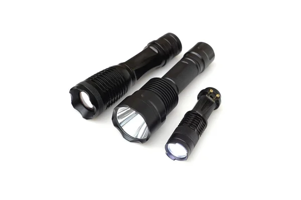 LED torch isolated / Flashlight for camping