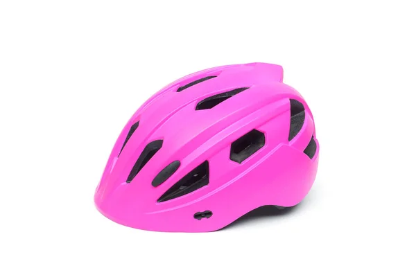 Casco Para Montar Bicicleta Jugar Patín Aislado Sobre Fondo Blanco —  Fotos de Stock