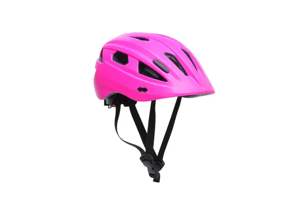 Casco Para Montar Bicicleta Jugar Patín Aislado Sobre Fondo Blanco —  Fotos de Stock