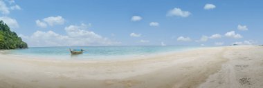 Dağ ve denizde Panorama yaz manzara