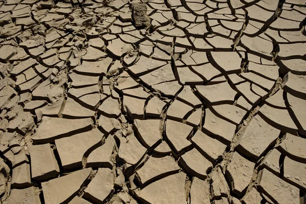 Textura de tierra agrietada seca — Foto de Stock