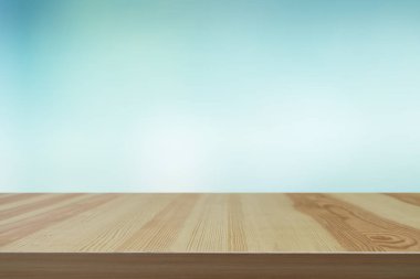 Ahşap masa üstü üzerinde bulanıklık doğa arka plan
