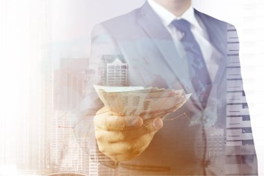 iş adamı holding para