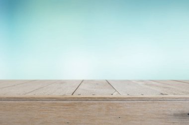 Ahşap masa üstü üzerinde bulanıklık doğa arka plan