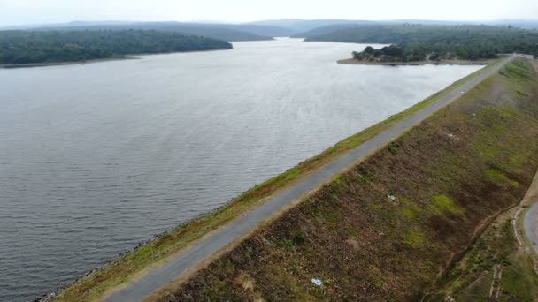 Drone Tiro Vista Aérea Paisagem Cênica Agricultura Fazenda Campo — Vídeo de Stock