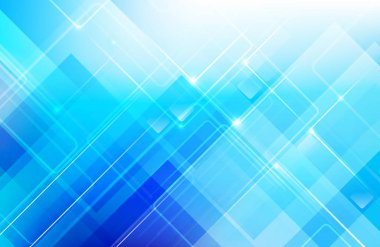 Mavi arka plan ile temel geometri şekil düşük Poli stil ve ligting etkisi vektör eps 10