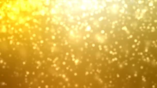 Fond Abstrait Noël Hiver Neige Tombant Avec Scintillement Particule Sombre — Video