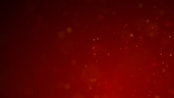 Tmavě Červené Abstraktní Pozadí Rozostření Částic Světelného Efektu Tmavými Zpracované — Stock video