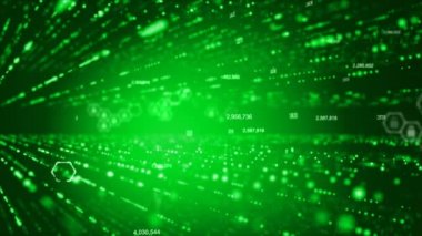 siyah ve tahıl işlenmiş ağ güvenlik kavramı için karanlık arka planda rasgele basamak numarası ile 3D yüzen Pad kilidi ve altıgen şekli