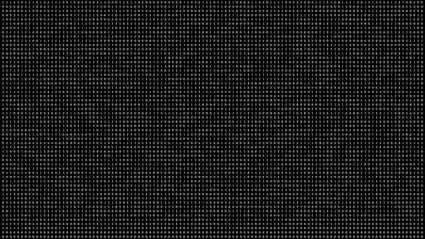 Рендеринг Двоичный Код Цифра Номер Синем Фоне Кибер Футуристической Технологии — стоковое видео