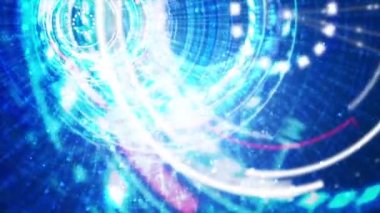 3d Karanlık ve tahıl işlenmiş fütüristik siber teknoloji konsepti için ui harita grafik çubuğu elemanı ile hud head up display arayüzü ile uçan geçiş render