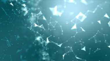 3d özet arkaplan noktası ve siber fütüristik veri ağı kavramı için koyu ve tahıl işlemeli bir bağlantı hattı oluştur 