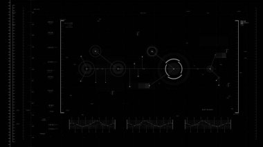 Fütüristik kullanıcı arabirimi tasarım elemanı Video bindirme 011