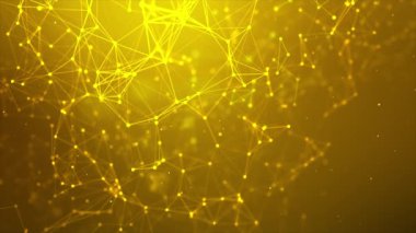 3d özet arkaplan noktası ve siber fütüristik veri ağı kavramı için koyu ve tahıl işlemeli bir bağlantı hattı oluştur 