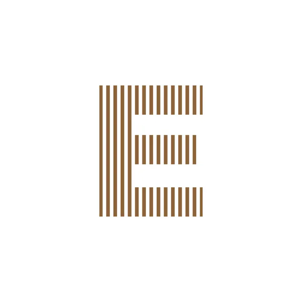 Carta Inicial Abstracta Línea Vertical Logo Vector — Archivo Imágenes Vectoriales