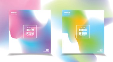 Basit Modern Kapaklar Şablon Tasarımı. 