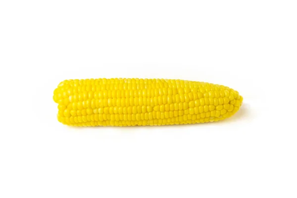 Főtt kukorica cobs izolált fehér alapon — Stock Fotó