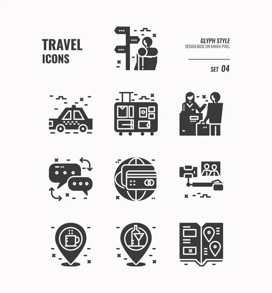 Reizen icon set 4. — Stockvector