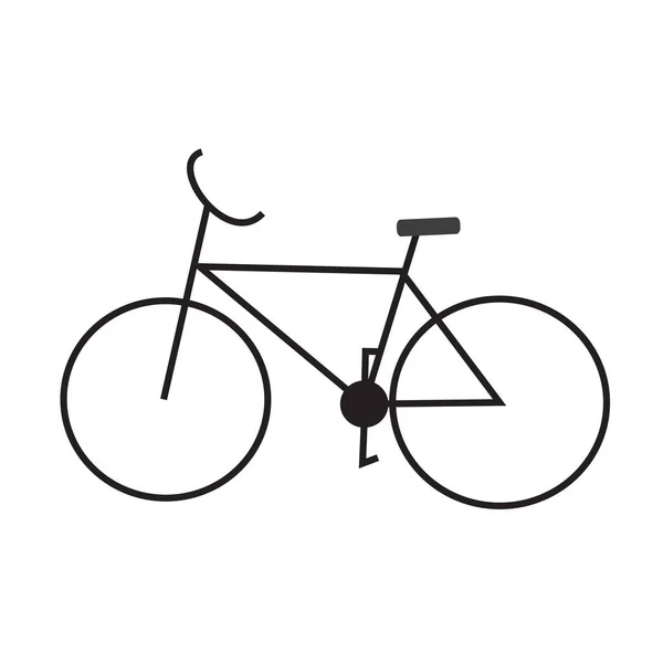 Bicycle Icon Vector Illustration — Stock Vector