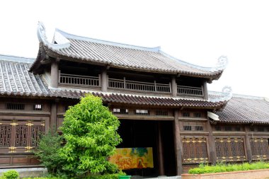 Vietnam güzel mimari tapınak binası