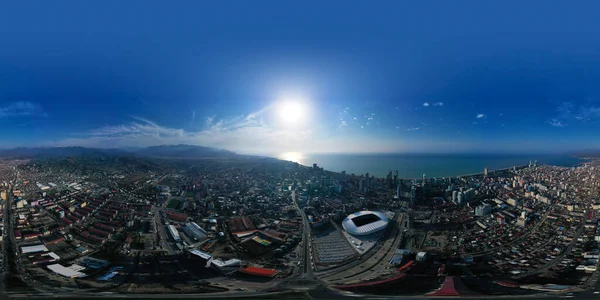 Panorama 360 desde un dron Batumi Adjara Georgia — Foto de Stock