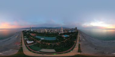 Batum şehri Adjara Georgia 'dan Panorama 360