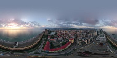  Batum şehri Adjara Georgia 'dan Panorama 360