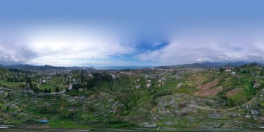  Batum şehri Adjara Georgia 'dan Panorama 360