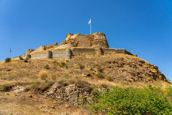  Gori şehrindeki Ortaçağ kalesi Goristsikhe