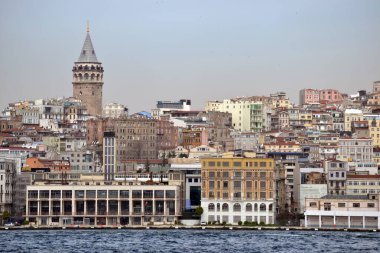 Altın Boynuz 'dan İstanbul' un tarihi yarımadasının manzarası.
