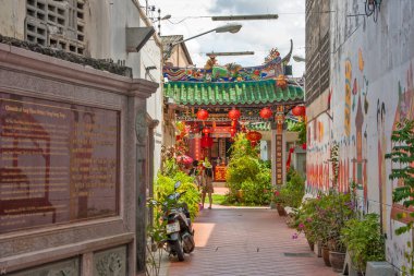 Phuket adasındaki Çin tapınağı.