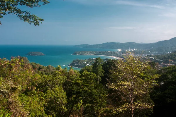 Vista Desde Montaña Hasta Mar Playa — Foto de Stock