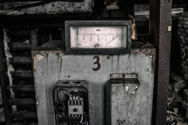 Interior Una Antigua Fábrica Abandonada — Foto de Stock