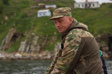Okhotsk Denizi Sahil Güvenlik Müfettişi.