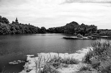 Moskova Bölgesi Ubory köyünde Kurtarıcı Olmayan Ortodoks Kilisesi.