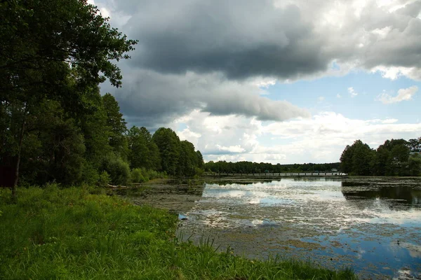 Lago Vvedenskoe Cerca Ciudad Pokrov Región Vladimir Rusia —  Fotos de Stock
