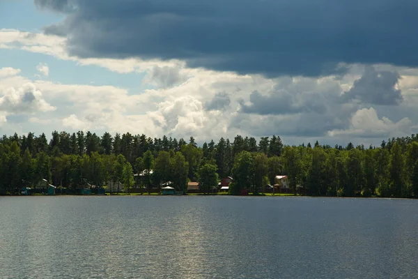Lago Vvedenskoe Nelle Vicinanze Della Città Pokrov Regione Vladimir Russia — Foto Stock