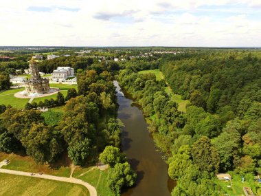 Dubrovitsy malikanesinin kuş bakışı görüntüsü, Rusya.