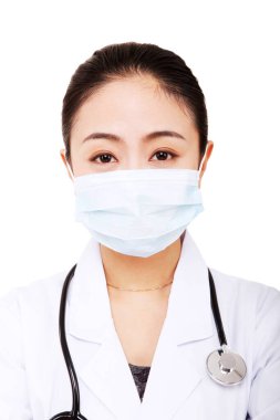 Genç doktor portresi.