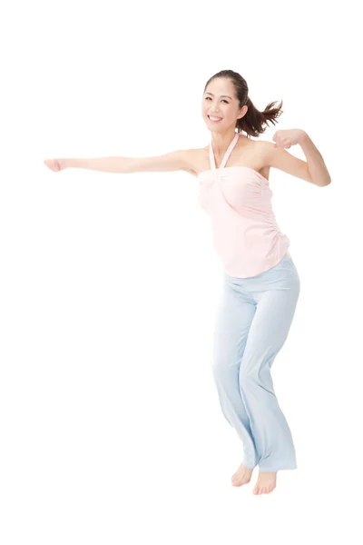 Oriental Fashion Female Dancing — Stock Photo, Image