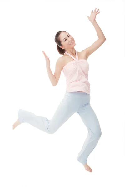 Oriental Fashion Female Dancing — Stock Photo, Image