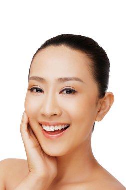 Doğulu güzellik yakın çekim.