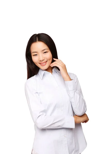 Orientalny Portret Kobiety Biznesu — Zdjęcie stockowe