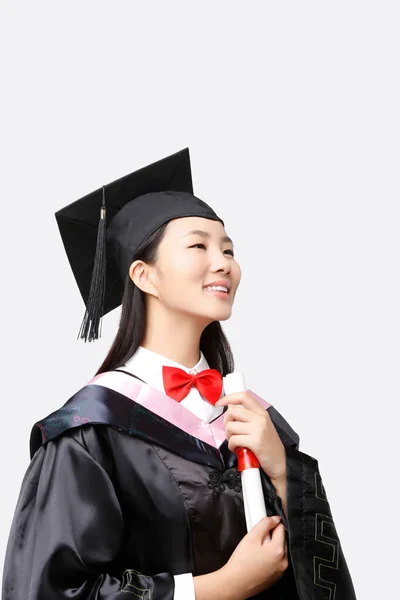 Portrait Female University Graduates — Stock Photo, Image