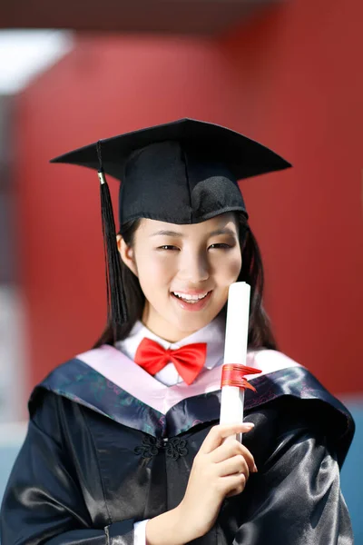 Retrato Graduadas Universitarias — Foto de Stock